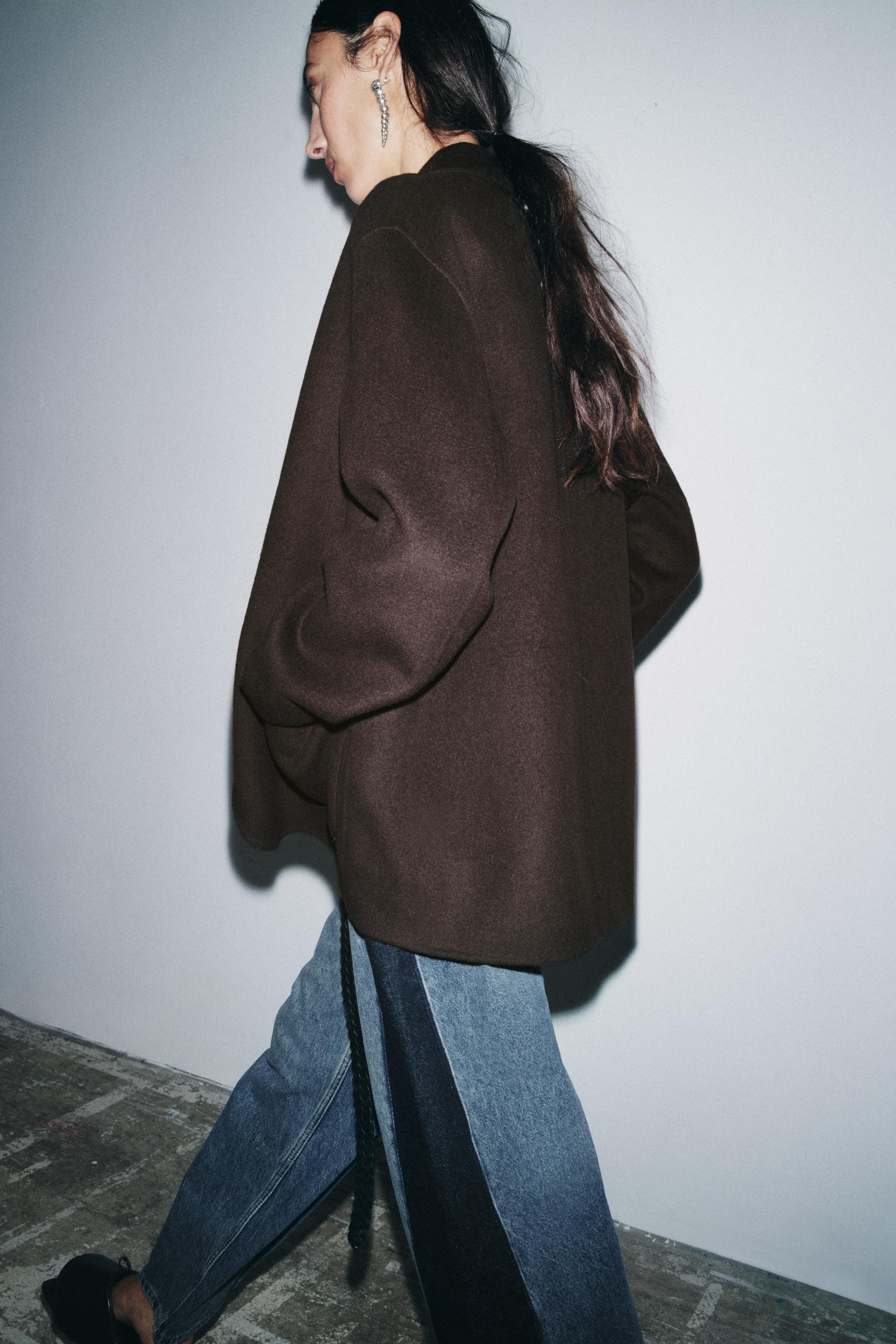 ZW COLLECTION PINSTRIPE WOOL BLAZER